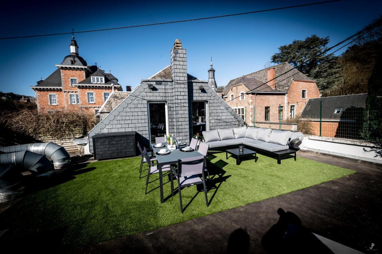 Les 3 Chapeaux Dinant 6P Les Canotiers 4P Avec Terrasse Le Melon 2P Sans Terrasse Exterior photo